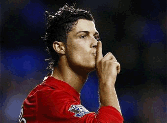 Cristiano Ronaldo meminta untuk diam