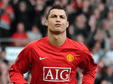 Cristiano Ronaldo 
di Manchester United