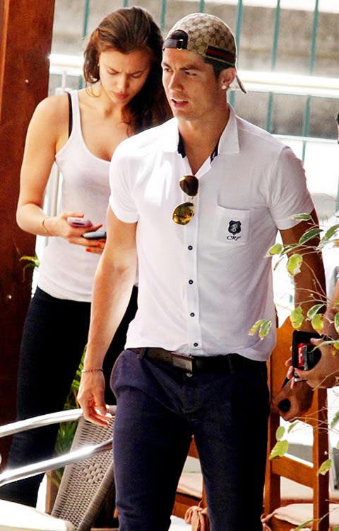 Cristiano Ronaldo fashion with girlfriend Irina Shayk