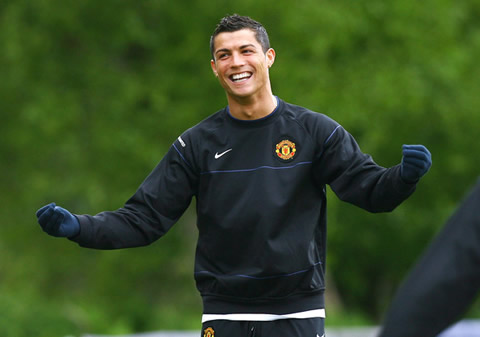 Cristiano Ronaldo hairstyle in Manchester United 2007-2008