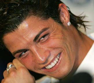 Cristiano Ronaldo hairstyle with long hair in the back