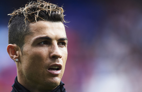 Cristiano Ronaldo brown hair strands in 2018
