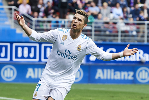 Cristiano Ronaldo in a scoring spree in 2018