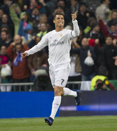 Cristiano Ronaldo shows his character in Real Madrid 3-0 win against Wolfsburg, for the UEFA Champions League in 2016