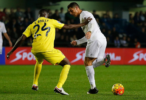 Cristiano Ronaldo backheel touch in Villarreal vs Real Madrid