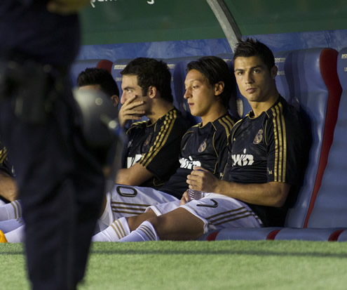 Cristiano Ronaldo started on the bench against Levante, in Levante vs Real Madrid, for La Liga 2011/2012