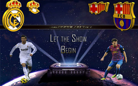 Real Madrid vs Barcelona - Good vs Evil wallpaper in HD (1024x768)