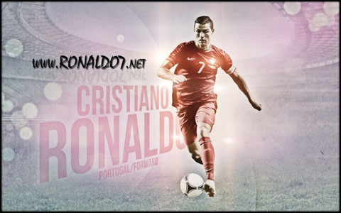 Cristiano Ronaldo - Never stop running. Wallpaper in HD (1680x1050)