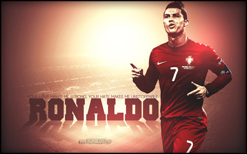 Cristiano Ronaldo - Red is his color - Portugal 2013-2014. Wallpaper in HD (1024x740)