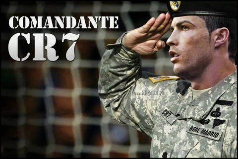 Cristiano Ronaldo - El Comandante CR7 - The commander. Wallpaper in HD (960x640)