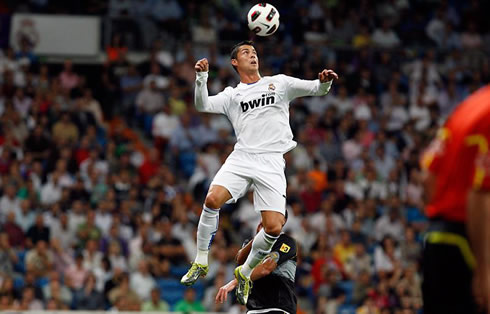 Cristiano Ronaldo big jump in Real Madrid 2012