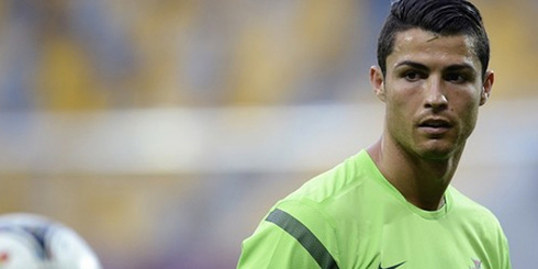 Cristiano Ronaldo new haircut at the EURO 2012