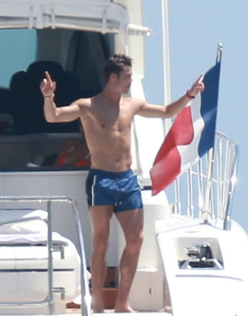 Cristiano Ronaldo in France vacation, partying in Saint Tropez in 2012