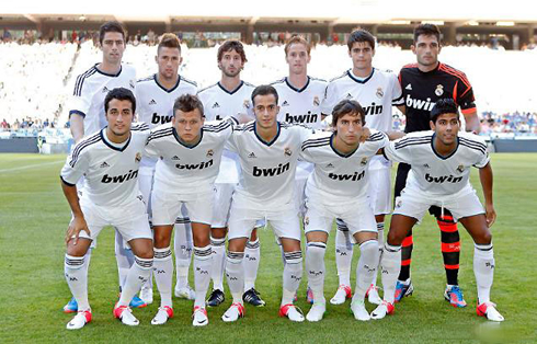 Real Madrid first line-up in 2012-2013