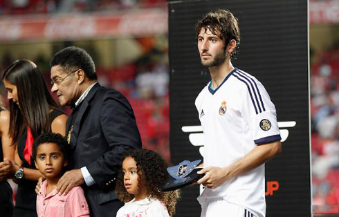 Granero lined-up in Benfica vs Real Madrid match, for the Eusébio Cup, in 2012