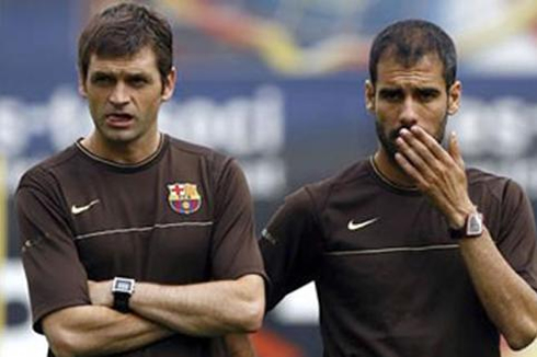 Tito Vilanova and Pepe Guardiola in Barcelona 2008-2012