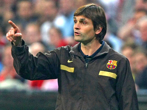 Tito Vilanova is a soccer coach with a funny and weird hairstyle and haircut