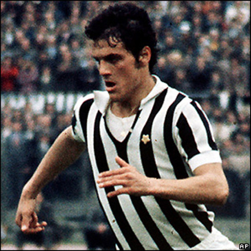 Fabio Capello younger photo, when he was a football player in Juventus FC, between 1970 and 1976