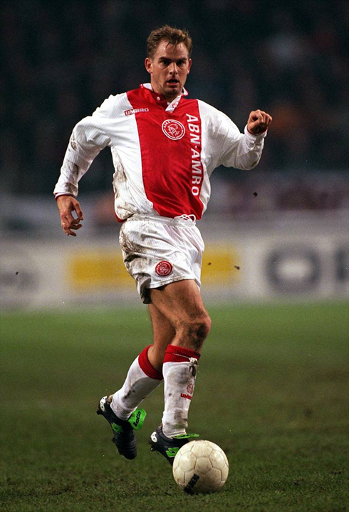 Ronald de Boer playing for Ajax in Netherlands