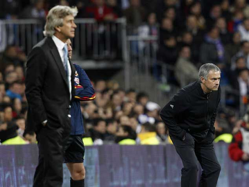 Manuel Pellegrini and José Mourinho different ways to look at a football game