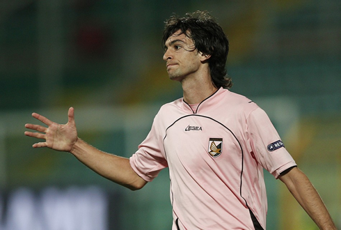 Javier Pastore playing in Italy's Serie A for Palermo, between 2009 and 2010