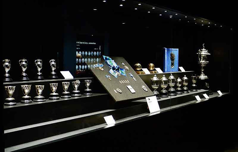 Real Madrid showroom at the Bernabéu Tour
