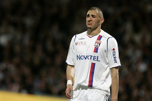Karim Benzema crying in Olympique Lyon, in 2008-2009