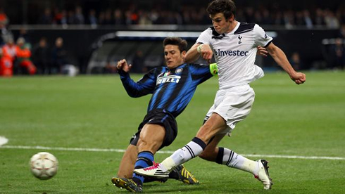 Gareth Bale destroying Inter Milan, with a UEFA Champions League hat-trick in 2010
