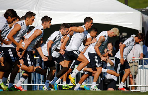 Real Madrid training in 2013-2014