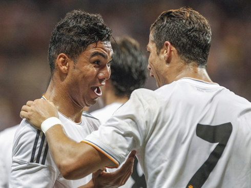 Cristiano Ronaldo and Casemiro, best friends in Real Madrid 2013
