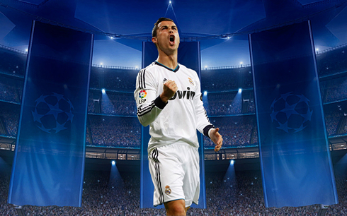 Cristiano Ronaldo on the main stage of the UEFA Champions League, in 2013-2014