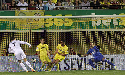 Cristiano Ronaldo goal in Villarreal vs Real Madrid, in 2013-2014