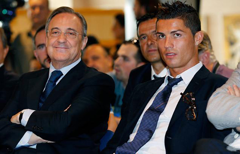 Florentino Pérez, Cristiano Ronaldo and Jorge Mendes
