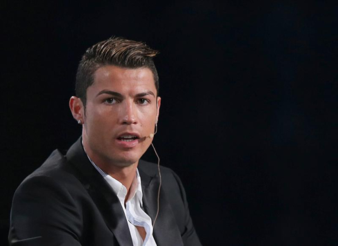 Cristiano Ronaldo at the Globe Soccer awards interview