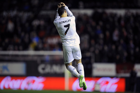Cristiano Ronaldo jumping celebration