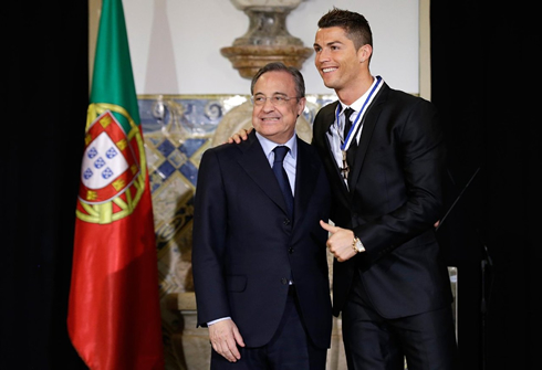 Cristiano Ronaldo and Florentino Pérez