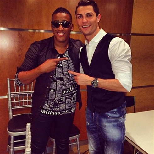 Cristiano Ronaldo and Anselmo Ralph