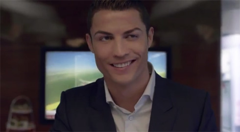 Cristiano Ronaldo smiling
