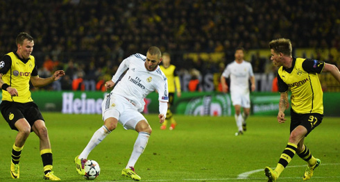 Karim Benzema skills in Borussia Dortmund 2-0 Real Madrid for the UCL