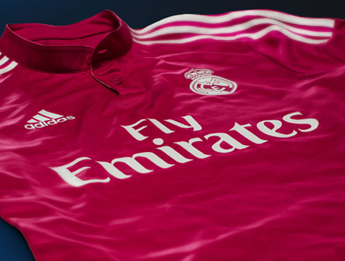 Real Madrid pink shirt 2014-2015