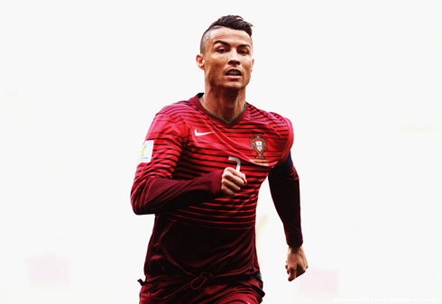 Cristiano Ronaldo Portugal's poster player, in the FIFA World Cup 2014