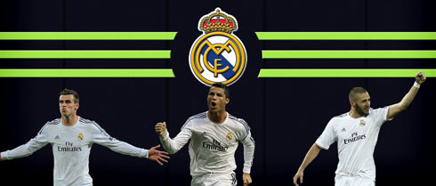 Real Madrid attackers wallpaper 2014-2015