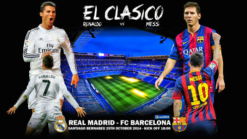 Ronaldo vs Messi in El Clasico 2014-15