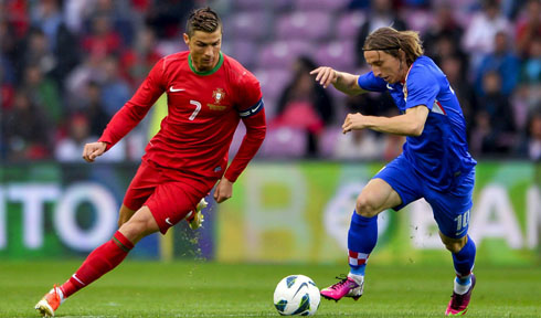 Cristiano Ronaldo vs Luka Modric in Portugal vs Croatia