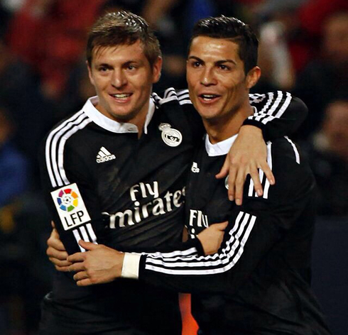 Toni Kroos and Cristiano Ronaldo in Real Madrid 2014-2015