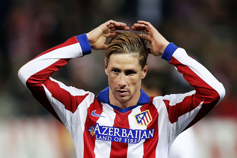 Fernando Torres in his return to Atletico Madrid in 2015
