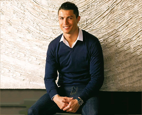 Cristiano Ronaldo photoshoot at home