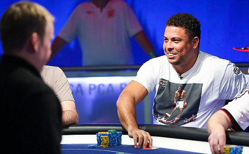 Ronaldo playing poker