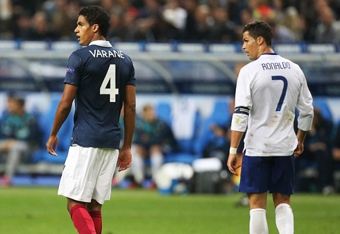 Varane vs Ronaldo in a France vs Portugal game