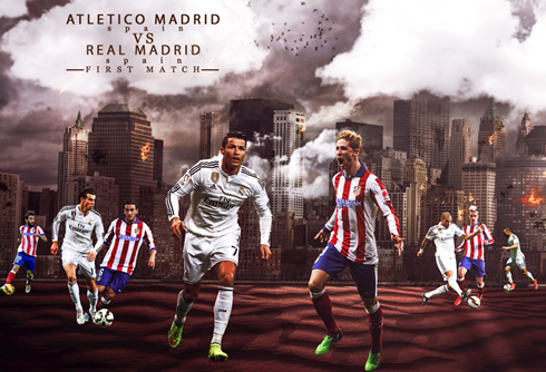 Real Madrid vs Atletico, Champions League quarter-finals wallpaper